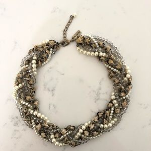 The Limited Necklace, Pearls, Beads, Bronze, Gold